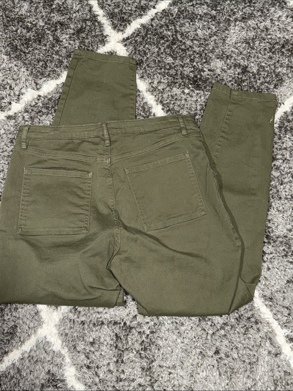 Size 10 Banana Republic Olive Jeans. Like New